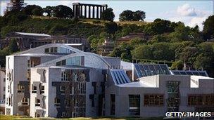 Scottish parliament building