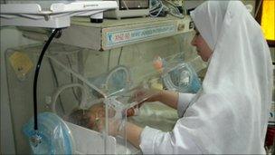 Postnatal unit in Farouk Hospital