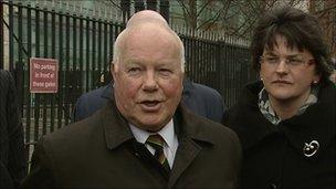 Samuel Brush and Arlene Foster