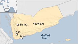 Map of Yemen