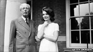 Harold McMillan and Jacqueline Kennedy