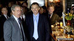 President Bush and Tony Blair