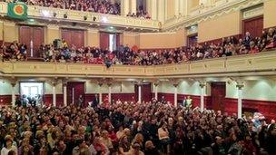 Paisley Town Hall rally