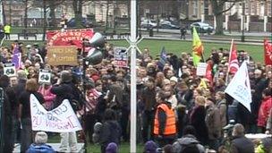 Protest in Bristol