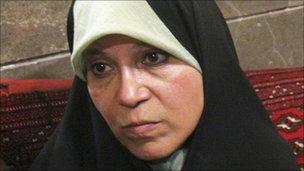 Faezeh Hashemi Rafsanjani - file image from 2009