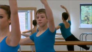 Jamie at the Elmhurst School for Dance