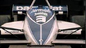 The front of a Brabham car