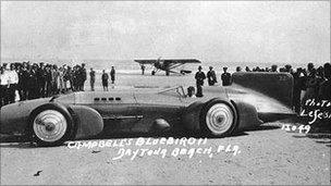 Malcolm Campbell on Daytona Beach