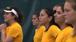 The Baylor women's team