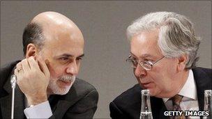 US Federal Reserve chairman Ben Bernanke and Bank of England governor Mervyn King