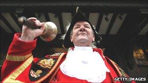 A town crier