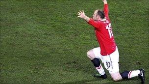 Rooney against Marseille