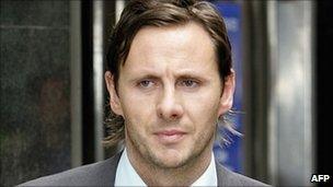 Glenn Mulcaire leaving the City of Westminster Magistrates' Court, in central London, in 2006