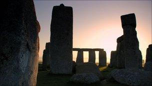 Bluestones at Stonehenge