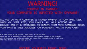 Fake security warning, Paul Mutton