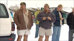 South African farmers in Georgia, investigating a government invitation to set up farms there