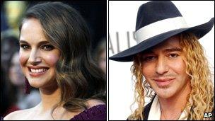 Natalie Portman and John Galliano