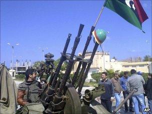 Protesters in Zawiya, 27 Feb