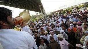 Protesters in Oman