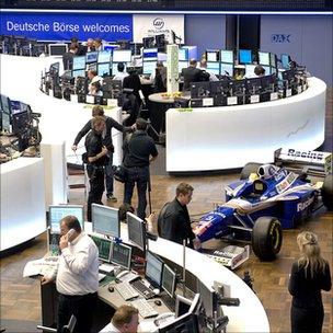 Williams F1 car at the Deutsche Bourse