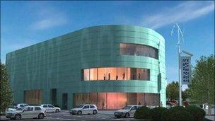 New Bilston leisure centre - artist's impression