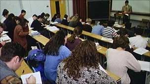 Students in classroom