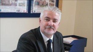 Craig Bees in his estate agency