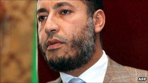 Saadi Gaddafi in Tripoli, 31 January 2011