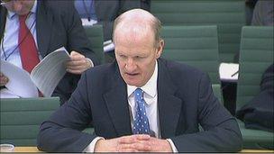 David Willetts giving evidence