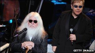 Leon Russell and Sir Elton John