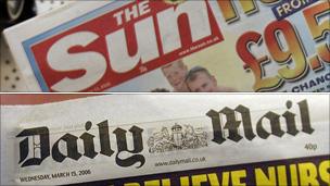 The Sun and The Daily Mail