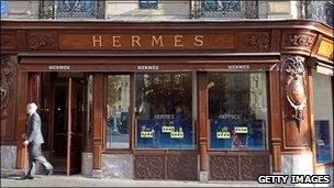 Hermes shopfront