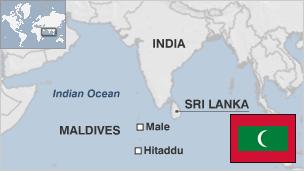 Map of Maldives