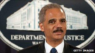 US Attorney General Eric Holder