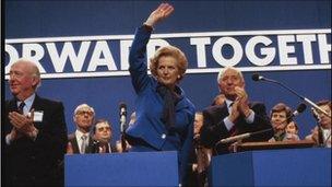 Margaret Thatcher in 1980