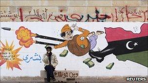 Anti-Gaddafi graffiti