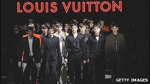 Louis Vuitton creations at the Paris fashion show