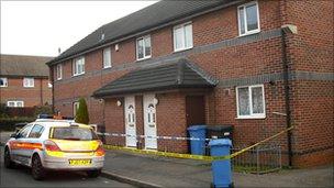 Police cordon on Depot Street