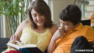 Parent reading to child