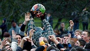 Ashbourne Shrovetide Football