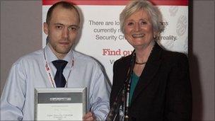Dan Summers and Dame Pauline Neville-Jones, Cyber Security Challenge