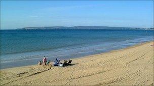 Bournemouth beach