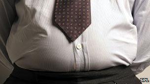 Overweight man