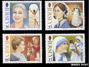 Jersey - Women of Achievement II stamps