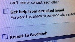 Facebook help centre