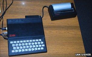 ZX81 with thermal printer