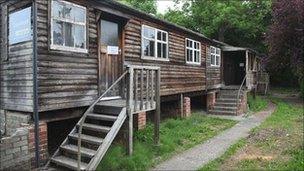 Wooden scout hut at Menai Bridge