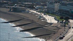 New-look esplanade in Dover