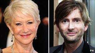 Dame Helen Mirren and David Tennant