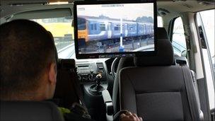 Northern Rail mobile CCTV